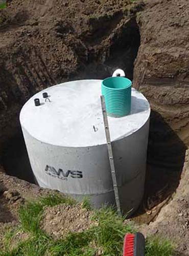 cistern installation