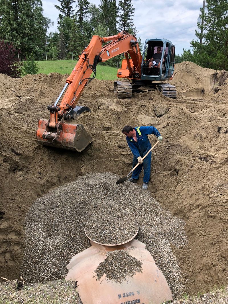 Installing Water Tank